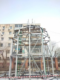 Купол Покровского храма: работа близится к завершению