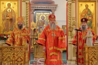 Во вторник Светлой седмицы митрополит Артемий возглавил Божественную литургию в кафедральном соборе Хабаровска