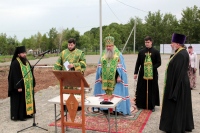 Митрополит Артемий освятил место под часовню и православное кладбище в селе Виноградовка