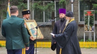 Окружной этап военно-спортивной игры «Казачий сполох» начался с молитвы