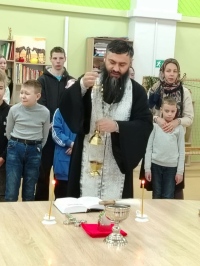 В Центре для людей с ментальными нарушениями встретили праздник в честь Крещения Господня