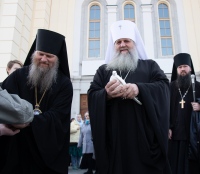 В главном соборе Хабаровска встретили праздник Благовещения Пресвятой Богородицы