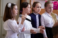Ученики воскресной школы подготовили Пасхальный концерт в центре социальной реабилитации