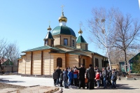 Юные спортсмены совершили экскурсию по храмам Хабаровска