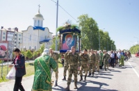 С молебна в храме начался традиционный Крестный ход вокруг Хабаровска