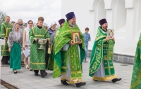 В престольный праздник храма святого преподобного Серафима Саровского состоялось соборное богослужение