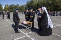 Митрополит Артемий принял участие в церемонии приведения к присяге курсантов пограничного института