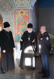 Молебен с участием сотрудников Пограничного управления. 2 декабря 2011г
