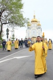Крестный ход в день памяти святых равноапостольных Кирилла и Мефодия прошел в Хабаровске. 24 мая 2015 года