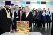 Ковчег с мощами равноапостольного князя Владимира прибыл в Хабаровск. 28 сентября 2015 г.