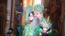 Всенощное бдение в Спасо-Преображенском кафедральном соборе 11 апреля 2020 г.